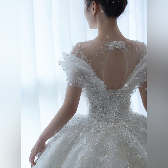 23 New bride Princess small pregnant woman tail high-grade texture French luxury - Picture 11 of 13